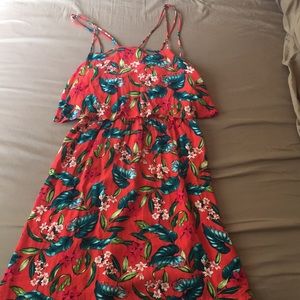 TOPSHOP tropical Summer Dress
